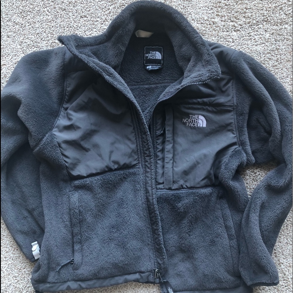 North face Denali fleece Polatec gray jacket